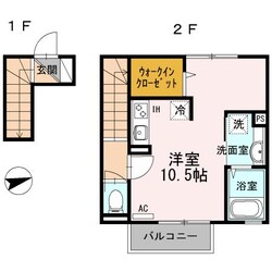 アケボノVIIIの物件間取画像